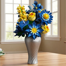 Load image into Gallery viewer, Creative DIY Building Block Flower Bouquet Set for Adults – Assembled Puzzle Model, Elegant Desktop Decor, Unique Collectible Gift for Her, Home Craft Hobby Fun