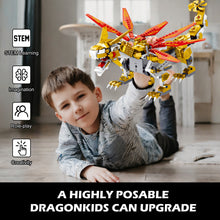 Load image into Gallery viewer, Dragon Building Toys (512PCS), Educational Christmas Birthday Gift idea for Kids Boys Girls 8-12-14, Remote Control & APP Programmable Coding Dragon Building Kit