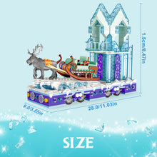 Load image into Gallery viewer, Magical Ice Castle Toys for Girls Building Blocks with A Reindeer Elsa and Anna Frozen Crystal Set - Compatible with LEGO - 912 Pieces