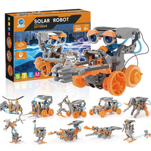 Load image into Gallery viewer, CIRO STEM Projects Solar Robot Toys, 11-in-1 Education Science Experiment Kits for Kids Ages 8-12, 288 Pieces Building Set - GP TOYS