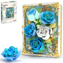 Load image into Gallery viewer, Flowers Toys Building Sets for Adults, Home Office Decor Flower Frame Art Wall Building Toys, Christmas, Mother's Day, or Valentine Gifts Idea for Adults and Kids - 651pcs