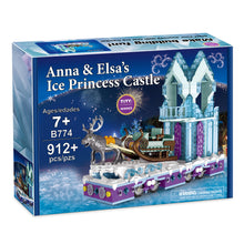 Load image into Gallery viewer, Magical Ice Castle Toys for Girls Building Blocks with A Reindeer Elsa and Anna Frozen Crystal Set - Compatible with LEGO - 912 Pieces