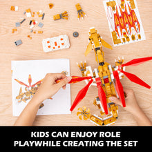 Load image into Gallery viewer, Dragon Building Toys (512PCS), Educational Christmas Birthday Gift idea for Kids Boys Girls 8-12-14, Remote Control & APP Programmable Coding Dragon Building Kit