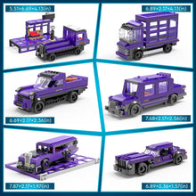 Load image into Gallery viewer, Harry World 6 in 1 Car toys Building set Gifts for Kids, Girls, and Boys Ages 6-12 (423pcs),Sports Car,Van Truck,Harry's Truck,Knight Lxury Car,Wagon,Magic Express