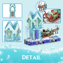 Load image into Gallery viewer, Magical Ice Castle Toys for Girls Building Blocks with A Reindeer Elsa and Anna Frozen Crystal Set - Compatible with LEGO - 912 Pieces