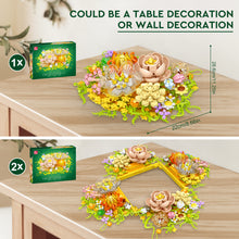 Load image into Gallery viewer, Fancy Flowers Building Set, 917pcs Botanical Collection for Adults, Creative Building Block Flowers for Table or Wall Decor, Great Centerpiece for Any Occasion
