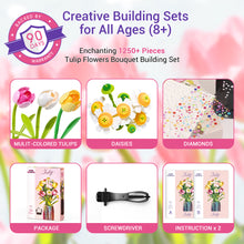 Load image into Gallery viewer, Tulip Flowers Bouquet Building Set