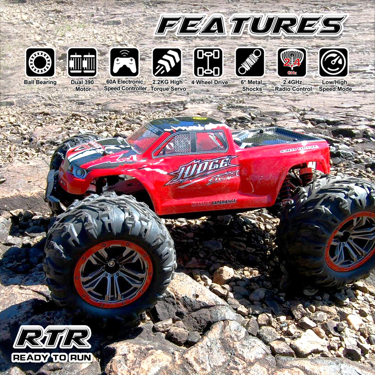 S920 1/10 Scale 4WD 2.4GHz Race RC Truck – GP TOYS