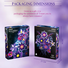 Load image into Gallery viewer, Creative DIY Building Block Flower Bouquet Set for Adults – Assembled Puzzle Model, Elegant Desktop Decor, Unique Collectible Gift for Her, Home Craft Hobby Fun