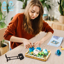 Load image into Gallery viewer, Flowers Toys Building Sets for Adults, Home Office Decor Flower Frame Art Wall Building Toys, Christmas, Mother's Day, or Valentine Gifts Idea for Adults and Kids - 651pcs