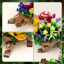 Load image into Gallery viewer, 477PCS Turtle Animal Building Block Set, suitable for Youngsters 6 7 8 9 10 years old and above, boys and girls toys, with flower pot turtle building block model, cute structure, birthday gift, Valentines Day gift