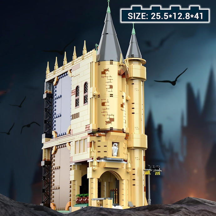 Witchcraft Tower Toy Building Set, Harry-Potter-Theme Castle Building Toys Build and Play Wizarding Toy