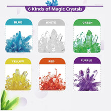 Load image into Gallery viewer, Crystal Growing Kit, Grow 6 Vibrant Crystals