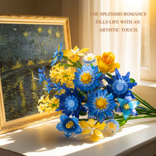 Load image into Gallery viewer, Creative DIY Building Block Flower Bouquet Set for Adults – Assembled Puzzle Model, Elegant Desktop Decor, Unique Collectible Gift for Her, Home Craft Hobby Fun