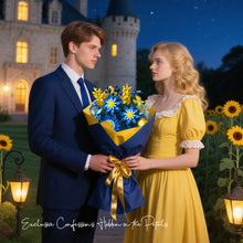 Load image into Gallery viewer, Creative DIY Building Block Flower Bouquet Set for Adults – Assembled Puzzle Model, Elegant Desktop Decor, Unique Collectible Gift for Her, Home Craft Hobby Fun