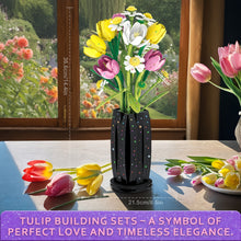 Load image into Gallery viewer, Tulip Flowers Bouquet Building Set