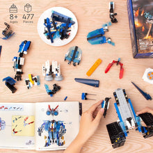 Load image into Gallery viewer, Robot Building Toys for Boys Girls 8-12-14 Year Old, STEM Project Birthday idea for Kids, RC & APP Coding Robot Building Kit (471pieces)