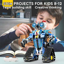 Load image into Gallery viewer, Robot Building Toys for Boys Girls 8-12-14 Year Old, STEM Project Birthday idea for Kids, RC & APP Coding Robot Building Kit (471pieces)