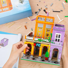 Load image into Gallery viewer, Cuban Restaurant City Architecture Mini Building Bricks Sets(2279 PCS), for Kids, Adults Challenge and Creative, Not Compatible with Lego