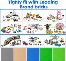 Load image into Gallery viewer, Set of 5 Building Plates for Classic Building Blocks with Stone Remover Separator Tool Plastic Base Plate 25.5 x 25.5 cm