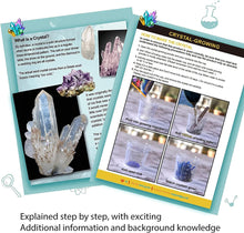 Load image into Gallery viewer, Crystal Growing Kit, Grow 3 Vibrant Crystals