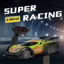Load image into Gallery viewer, RC Drift Cars 2.4G Remote Control Car, 1:18 Scale 4WD Rechargeable High Speed Race Drifting Cars Electric Sport Racing Hobby Toy Car Cool Lights Gifts for Kids