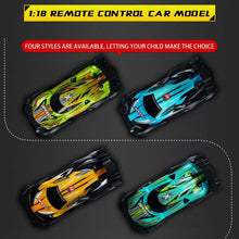 Load image into Gallery viewer, RC Drift Cars 2.4G Remote Control Car, 1:18 Scale 4WD Rechargeable High Speed Race Drifting Cars Electric Sport Racing Hobby Toy Car Cool Lights Gifts for Kids