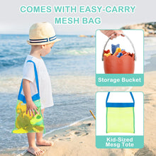 Load image into Gallery viewer, Educiro Dinosaur Beach Toys for Kids 3-5,Dinosaur Mould Set 33 PCS Sand Toys with Mesh Bag,Gifts for Boys and Girls 6-10