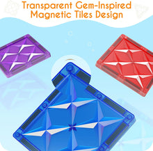 Load image into Gallery viewer, Mikiblue Magnetic Building Tiles Set for Kids 114 PCS Magnetic Blocks Shapes Toys