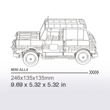 Load image into Gallery viewer, MINI ALL4 Building Blocks Set Bricks Bluetooth & Controller Double Control Model Car Gift 698 Pcs
