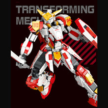 Load image into Gallery viewer, Transforming MECHA Red Building Blocks Set Two Forms Building Deformation