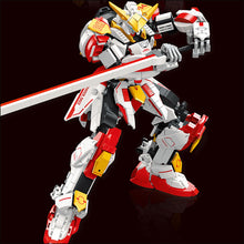Load image into Gallery viewer, Transforming MECHA Red Building Blocks Set Two Forms Building Deformation