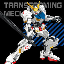 Load image into Gallery viewer, Transforming MECHA White Building Blocks Set Two Forms Building Deformation