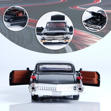 Load image into Gallery viewer, 1:32 Scale Cadillac Alloy Car Model – Pull Back Toy with Doors Open, Lights & Sound, Gift Box Package, 4 Colors (Black/Red/Blue/Pink), Great for Collectors