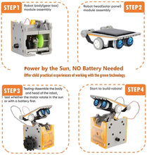Load image into Gallery viewer, 12-in-1 Solar Robot, Orange Gray - GP TOYS