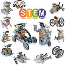 Load image into Gallery viewer, 12-in-1 Solar Robot, Orange Gray - GP TOYS