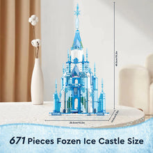 Load image into Gallery viewer, EDUCIRO Friends Frozen Ice Castle Building Girls Toys (671 Pieces)