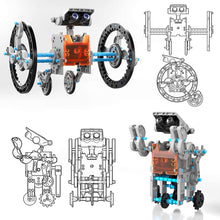 Load image into Gallery viewer, 12-in-1 Solar Robot, Orange Gray - GP TOYS