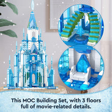 Load image into Gallery viewer, EDUCIRO Friends Frozen Ice Castle Building Girls Toys (671 Pieces)