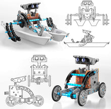 Load image into Gallery viewer, 12-in-1 Solar Robot, Orange Gray - GP TOYS