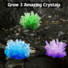 Load image into Gallery viewer, Crystal Growing Kit, Grow 3 Vibrant Crystals - GP TOYS