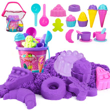 Load image into Gallery viewer, Kinetic Sensory Sand with Beach Toys - GP TOYS