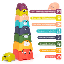 Load image into Gallery viewer, Animal Stacking Cups - GP TOYS