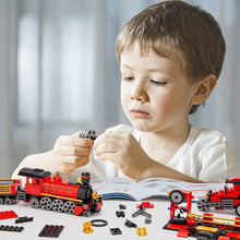 Load image into Gallery viewer, 3 in 1 Train Motorcycle Tractor Building Kit - GP TOYS