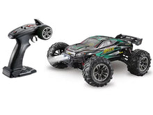 Load image into Gallery viewer, Q903 1/16 2.4G 4WD 52km/h High Speed Brushless RC Car Desert Truck Vehicle Models - Green/ Orange - GP TOYS
