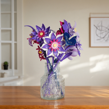 Load image into Gallery viewer, Creative DIY Building Block Flower Bouquet Set for Adults – Assembled Puzzle Model, Elegant Desktop Decor, Unique Collectible Gift for Her, Home Craft Hobby Fun
