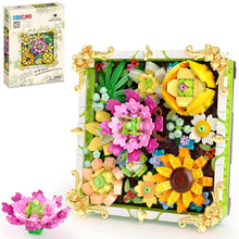 Load image into Gallery viewer, Flowers Frame Toys Building Sets, Gift for Her or Him for Valentines Day Gift, Mother&#39;s Day, Birthday, Christmas, Botanical Collection Home Décor - 492PCS
