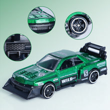 Load image into Gallery viewer, 6PCS Set 1:64 Scale Detailed Diecast Alloy Car Models with Individual Acrylic Display Boxes, Miniature Classic Vehicle Collection for Collectors, Desk Decoration &amp; Gift for Birthday, Christmas, Car Show Display
