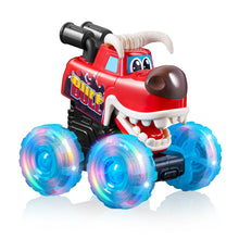 Load image into Gallery viewer, Monster Truck Toy - Motion Activated Light-Up Cars Monster Treads Lightning Wheels Press &amp; Go Cars Not Included Button Battery
