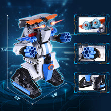 Load image into Gallery viewer, Toys Projects for Kids Age 8-12 RC Robots Activities Building Blocks Robot Kits Educational Engineering Kit DIY Robotic Toy Interlocking Gear Sets Compatible with Lego Robot Science kit
